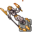 lit protectress lamp