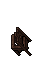 black wooden chair