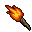 lit torch
