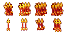 flaming arrow